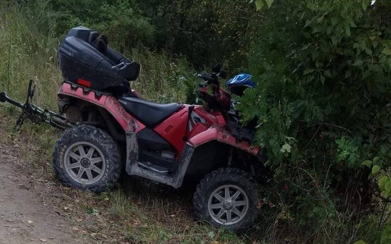Wypadek quada. Kierowca był reanimowany