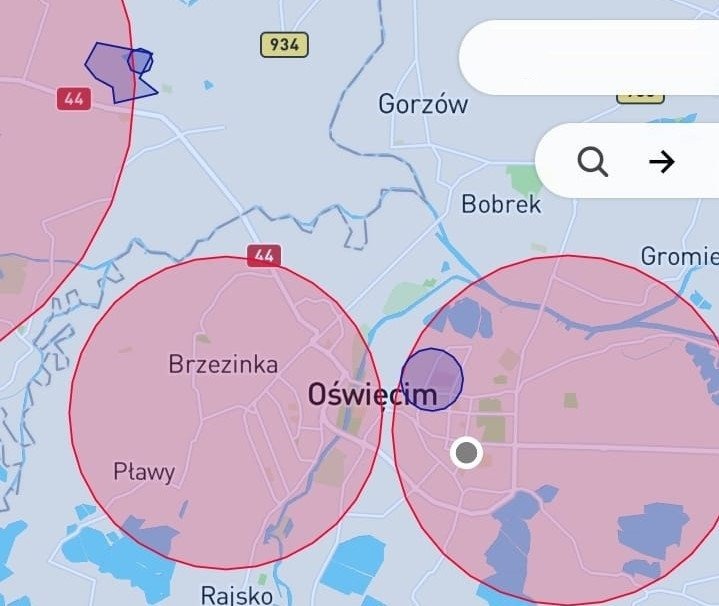 Dron latał w strefie zakazanej w Oświęcimiu