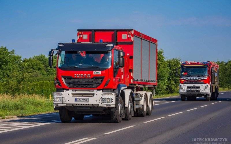 Strażacy JRG Oświęcim wyruszyli gasić pożary lasów w Grecji