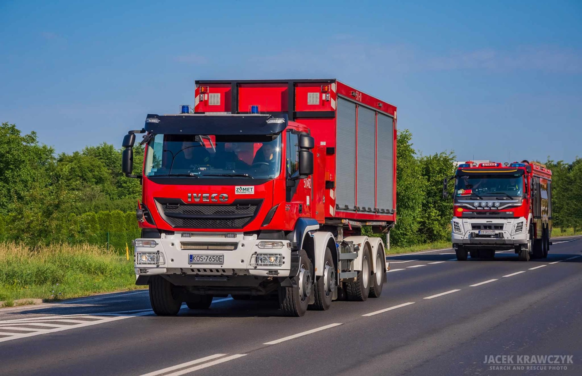 Strażacy JRG Oświęcim wyruszyli gasić pożary lasów w Grecji