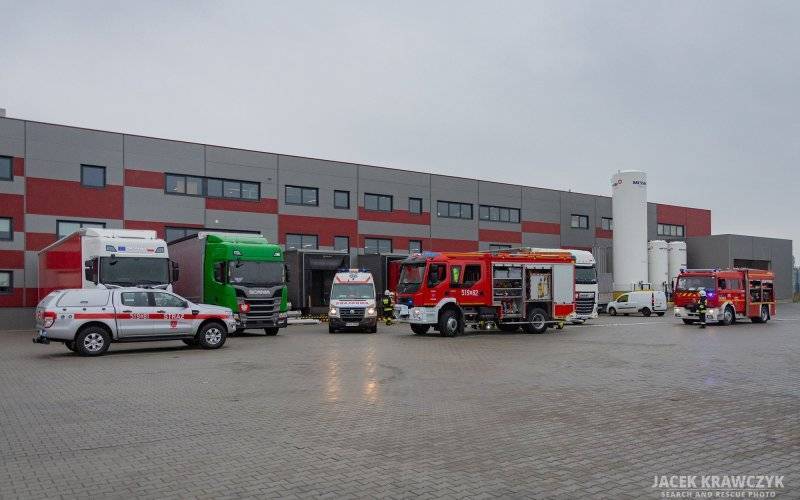 Ćwiczenia służb na terenie firmy Protech w Zatorze – FILM, ZDJĘCIA!