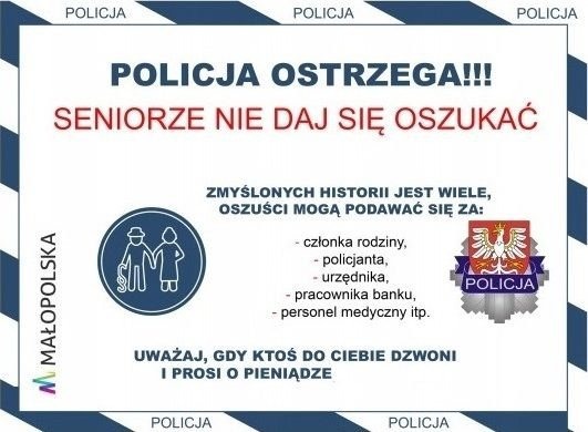 Seniorka dała się oszukać. Uwierzyła, że wnuczka pilnie potrzebuje gotówki, bo miała wypadek drogowy
