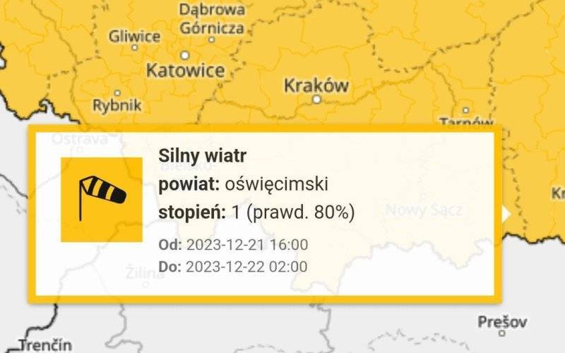 Niebezpieczna pogoda przed świętami. IMGW wydało ostrzeżenia
