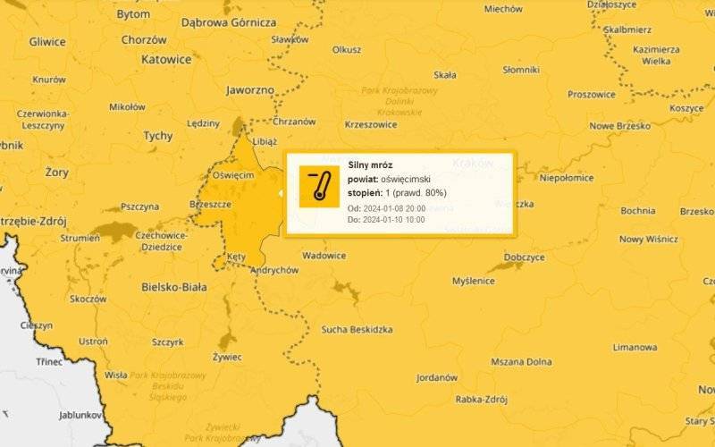Przed nami bardzo mroźne noce. IMGW wydało ostrzeżenia