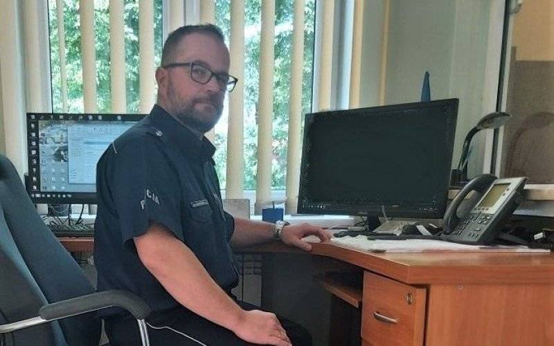 Oficer Dyżurny zatrzymał pijanego sprawcę potrącenia pieszej
