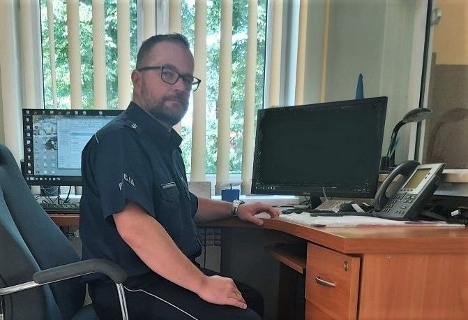 Oficer Dyżurny zatrzymał pijanego sprawcę potrącenia pieszej