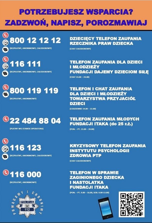 Nastolatek w kryzysie emocjonalnym odnaleziony podczas poszukiwań