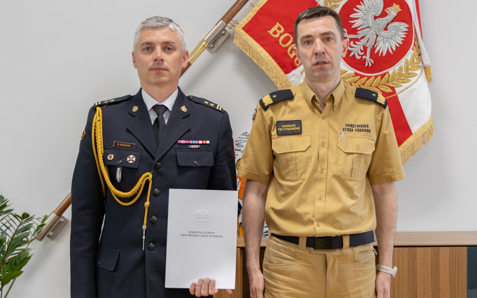 mł.bryg. Marcin Głogowski p.o. zastępcy małopolskiego komendanta wojewódzkiego PSP