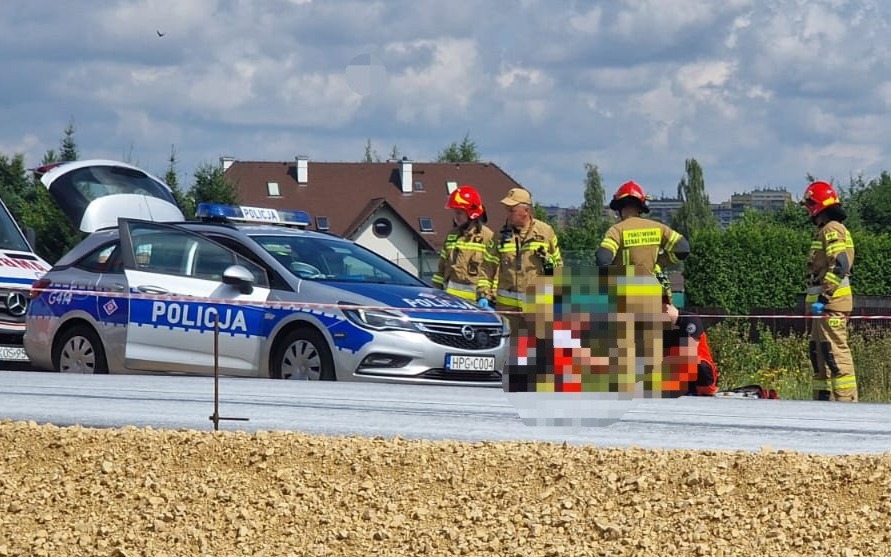 Wypadek na obwodnicy Oświęcimia – FOTO!