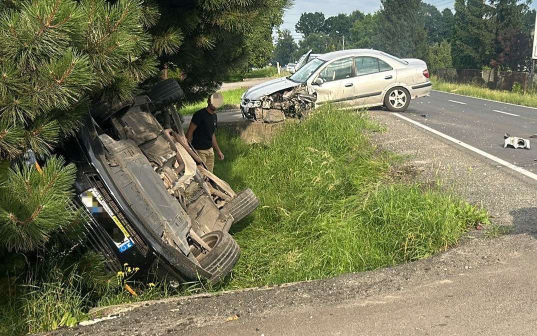 Wypadek na DK52 w Bulowicach