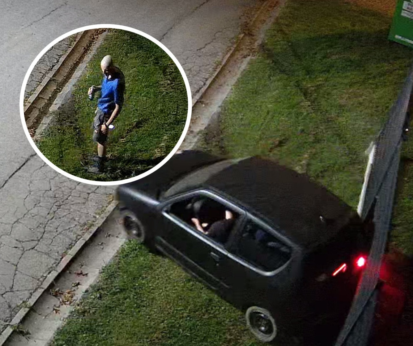 Drift + ciemne seicento = rozwalony płot. Poszukiwany kierowca i pasażer – ZDJĘCIA!