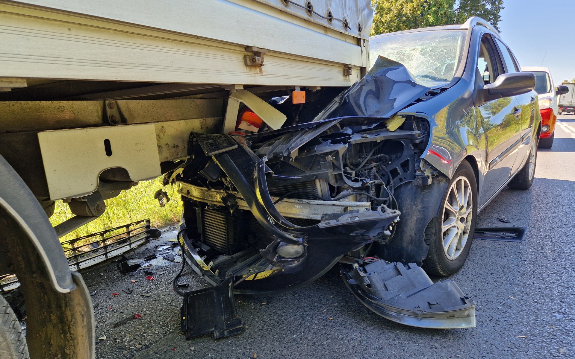 Niebezpieczne kolizje we Włosienicy oraz w Kętach – ZDJĘCIA!