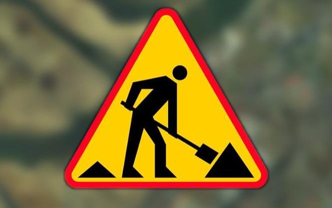 Utrudnienia na ulicy Bielańska w Jawiszowicach