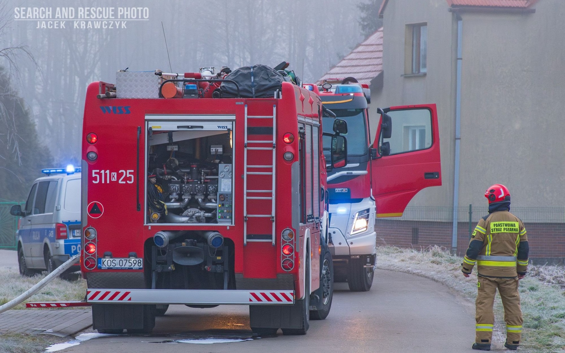 Pożar samochodu w Grojcu – FOTO!