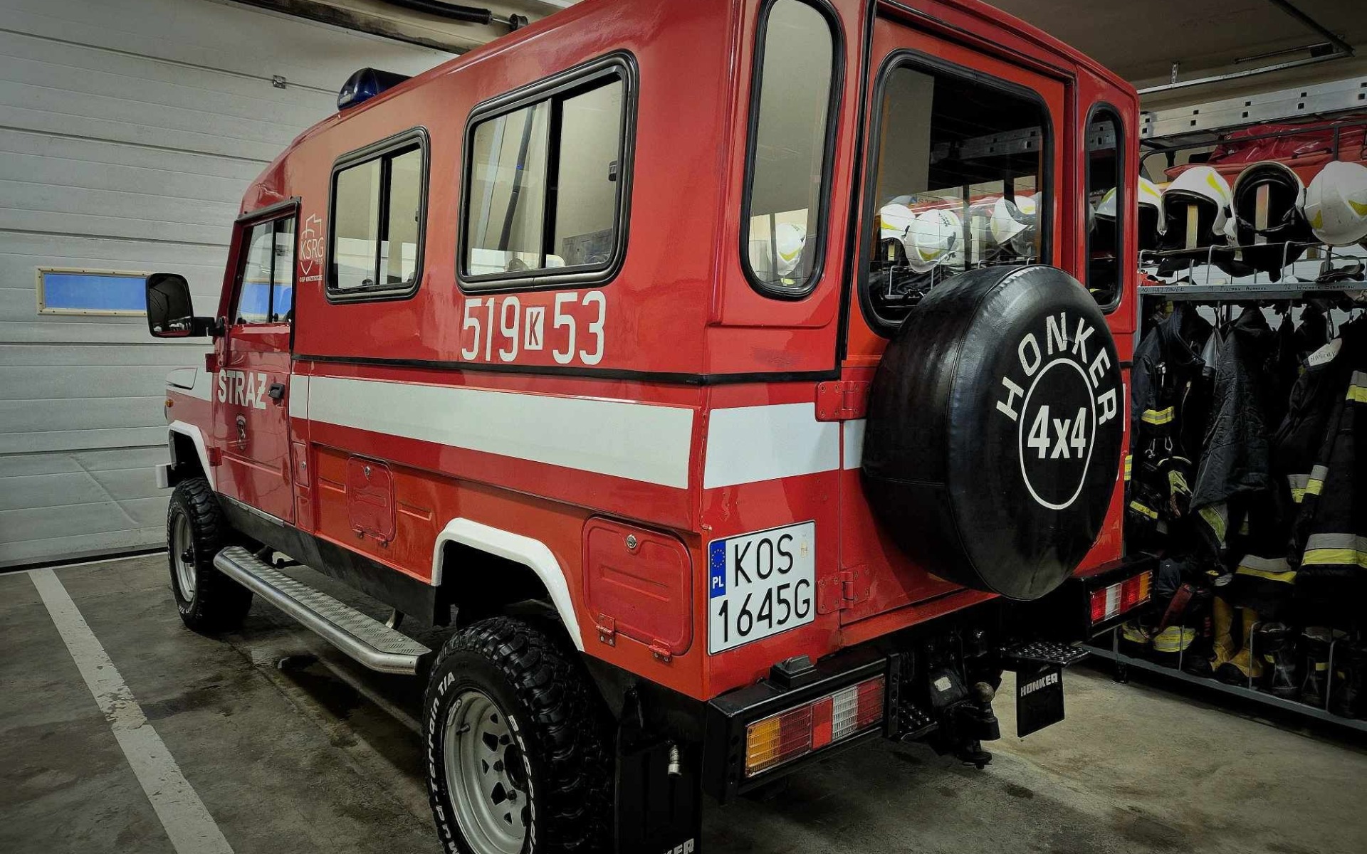 Przywitanie pojazdu SLRR Tarpan Honker, przekazanego strażakom OSP Brzeszcze – FILM!