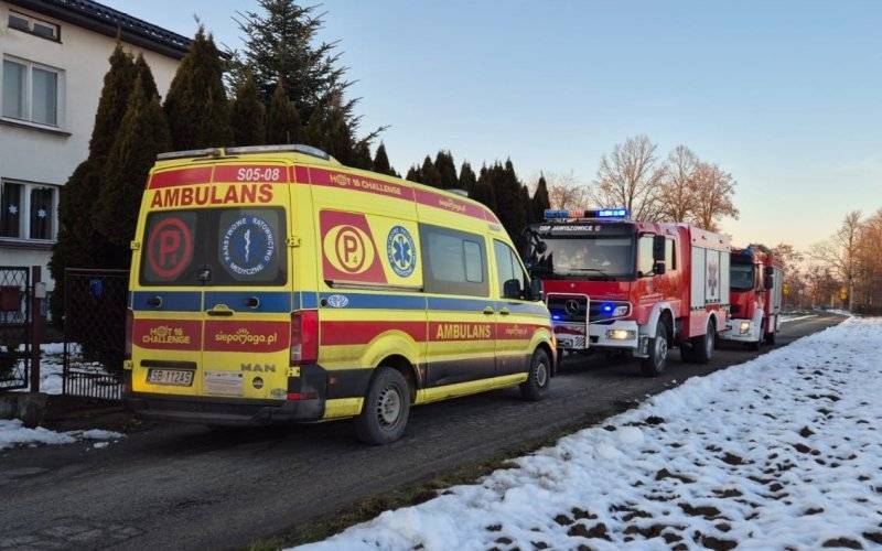 Dramatyczne interwencje w powiecie oświęcimskim. Nie żyją dwie osoby