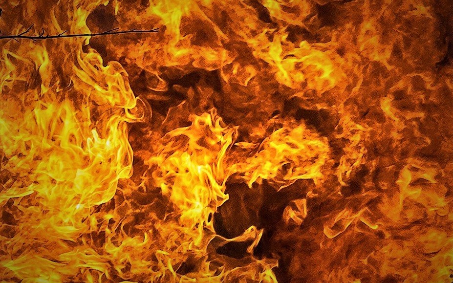 Seria pożarów traw w Harmężach budzi niepokój mieszkańców