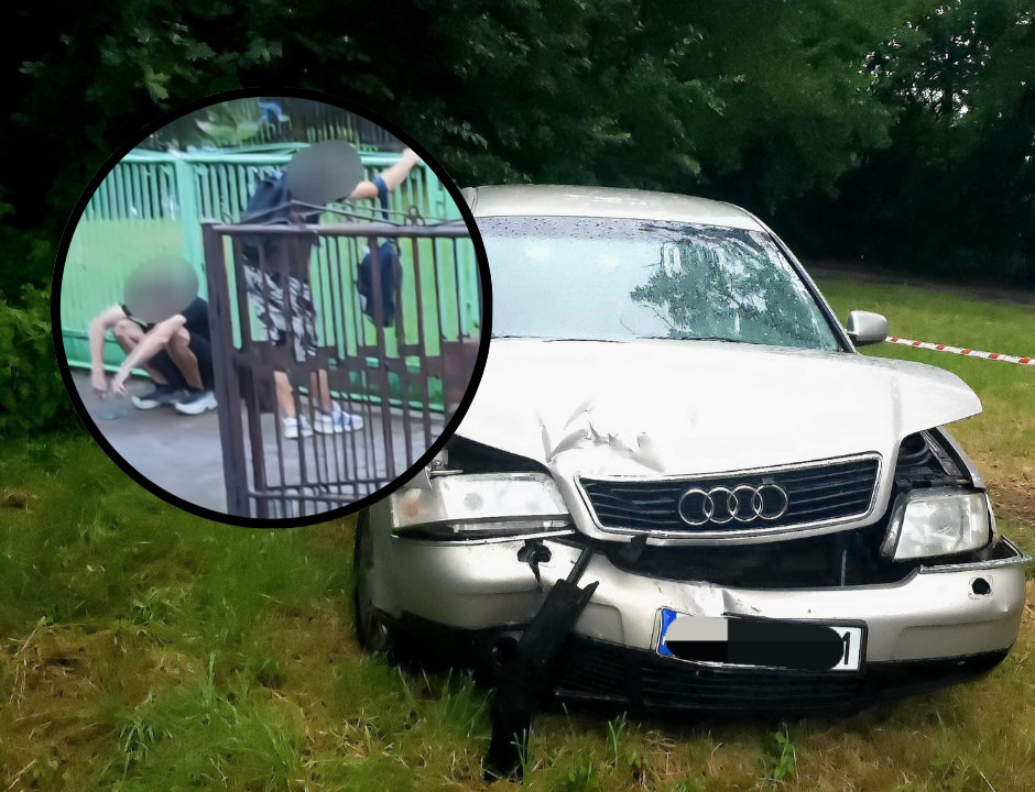 Z sądowym zakazem i 2 promilami uciekł z miejsca kolizji – ukrył się… pod płotem strażaka wracającego właśnie z akcji! [ZDJĘCIA]