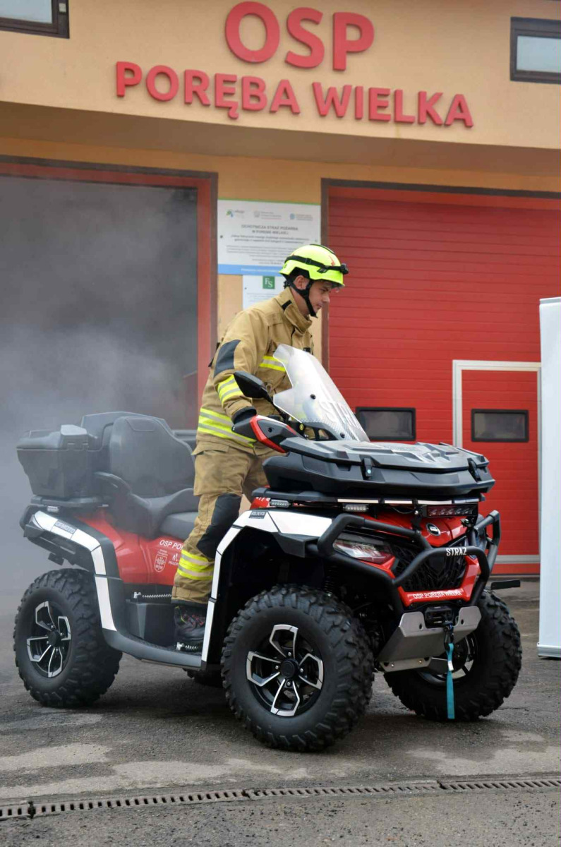 Nowy quad ratowniczy w OSP Poręba Wielka!