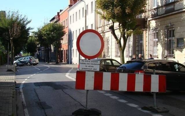 Rozpoczął się remont ulicy Jagiełły w Oświęcimiu. Będą utrudnienia w centrum miasta