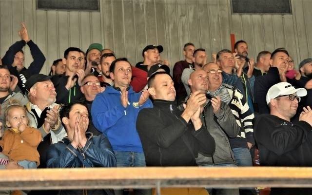 Hokej. Re-Plast Unia Oświęcim - Energa Toruń. Kibice na meczu