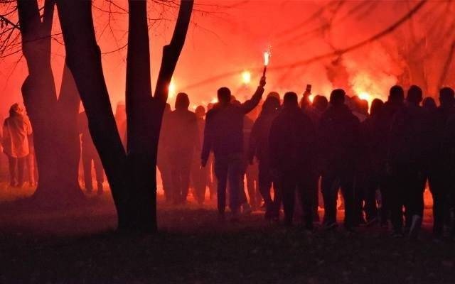 Kibice, otoczka meczu: Re-Plast Unia Oświęcim – GKS Katowice