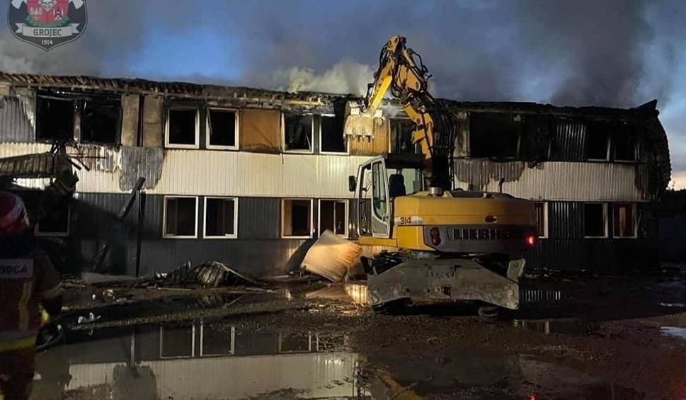 Pożar hotelu robotniczego w Pogorzycach. Pracownicy z Ukrainy nie trafili na bruk [ZDJĘCIA]