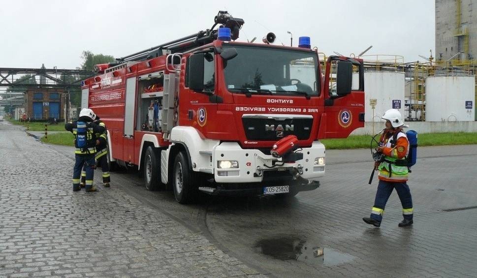 Znów pożar w zakładzie produkcyjnym spółki Synthos w Oświęcimiu