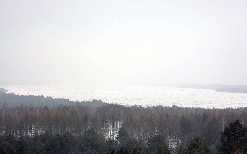 Pustynia Błędowska. Zamiast piasku, biel bije po oczach