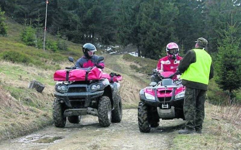 Beskidy. Quadowcy kontra pieszy. Doszło do rękoczynów