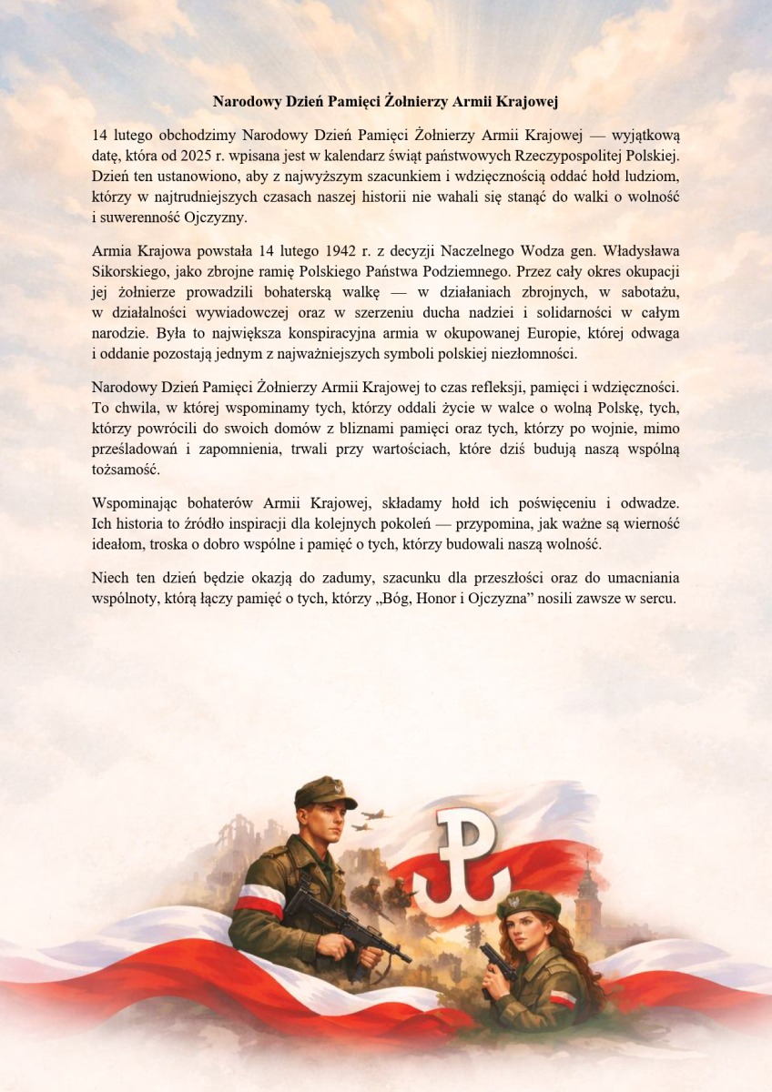 Narodowy Dzień Pamięci Żołnierzy Armii Krajowej