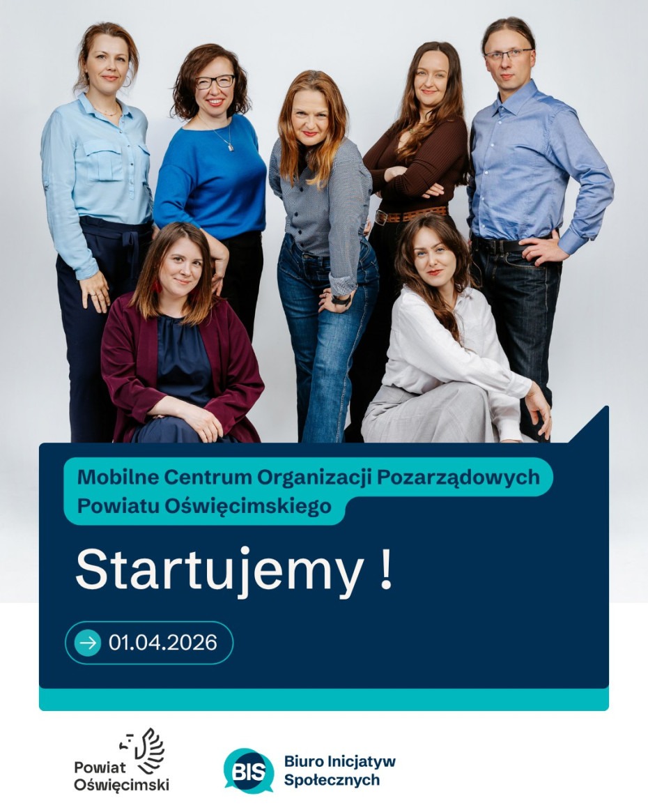 Startuje Mobilne Centrum Organizacji Pozarządowych Powiatu Oświęcimskiego
