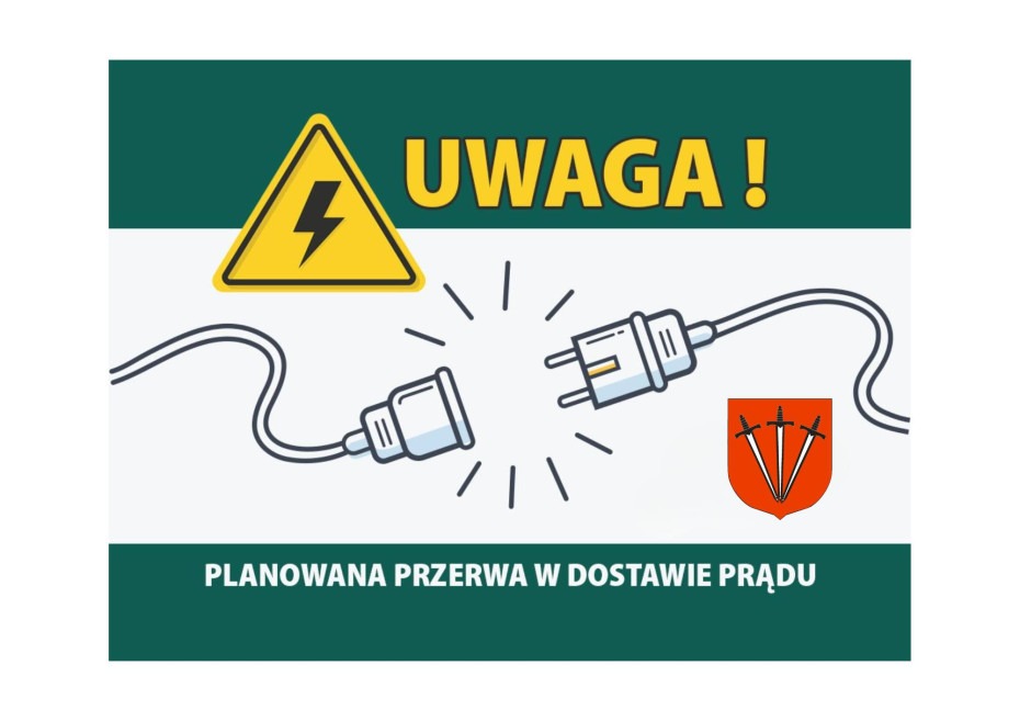Przerwy (20.07.2026) w dostawie energii elektrycznej dla podanego obszaru na terenie Gminy Zator