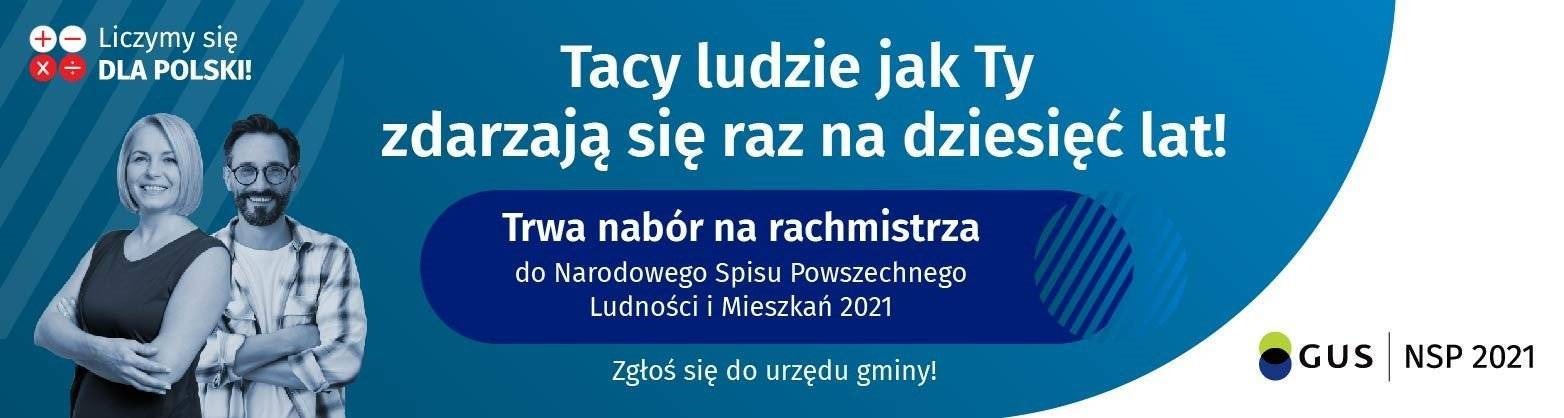 Ogłoszenie o naborze kandydatów na rachmistrzów spisowych