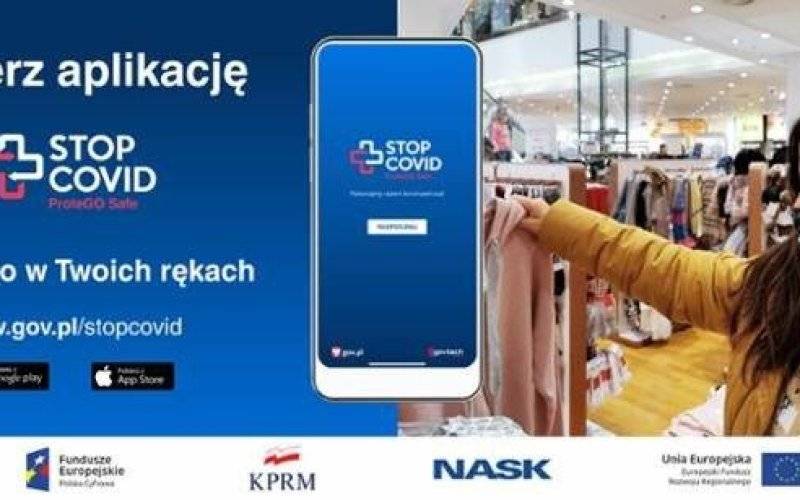 Bezpieczniej z aplikacją STOP COVID