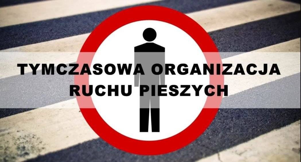 Zamknięcie przejścia dla pieszych pomiędzy ul. Kongresową, a ul. Słowackiego