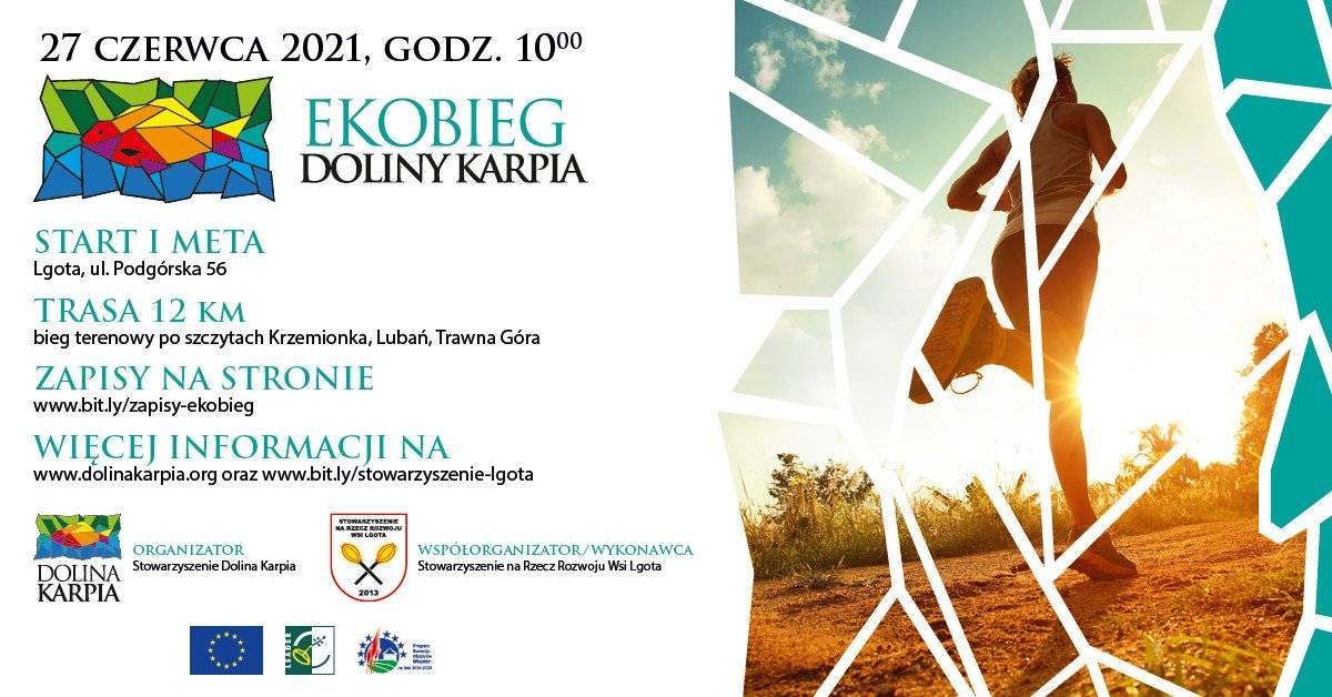 EkoBieg Doliny Karpia! Zapraszamy serdecznie!