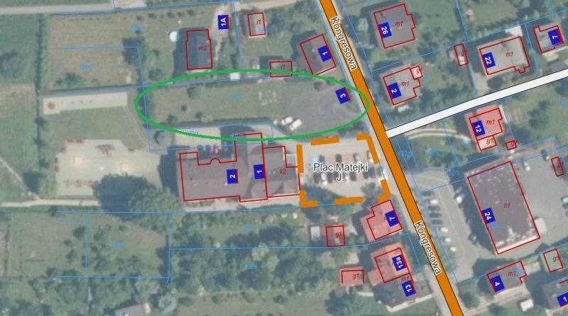 Informacja dotycząca zamknięcia dla pojazdów placu znajdującego się obok Regionalnego Ośrodka Kultury w Zatorze