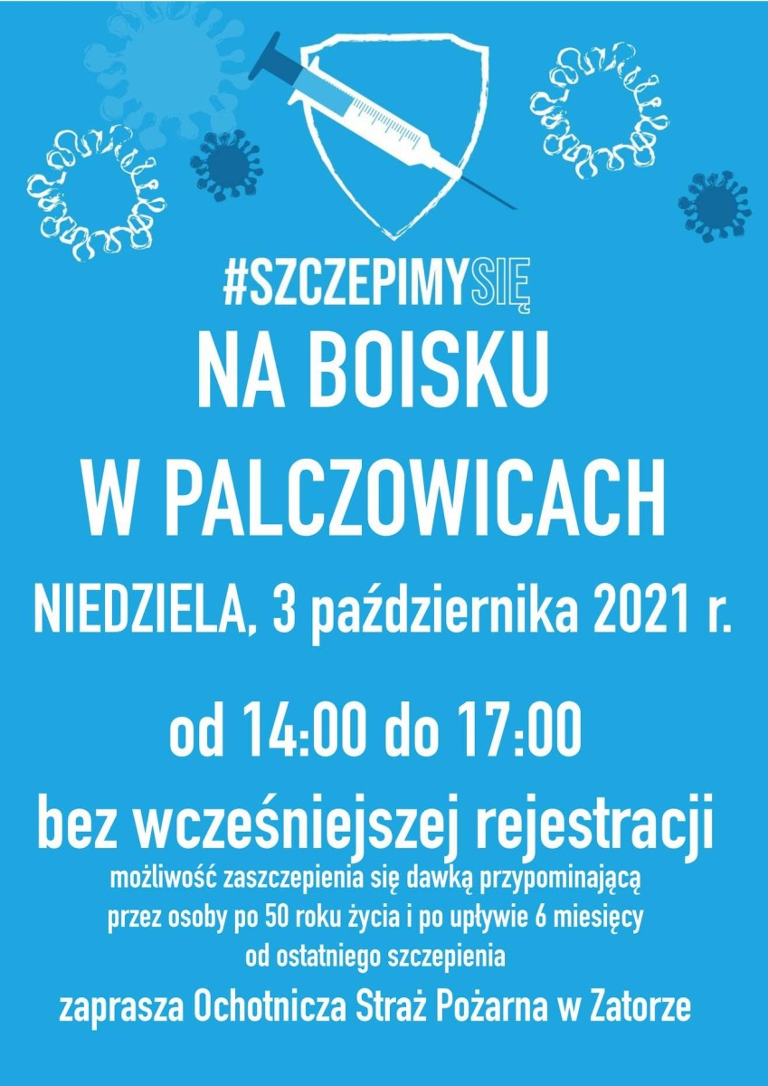 Szczepimy się na boisku w Palczowicach