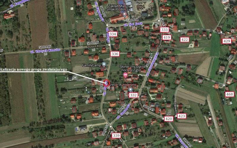 Zamknięty odcinek drogi gminnej - ul. Długiej w Podolszu