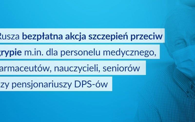 Rusza bezpłatna akcja szczepień przeciw grypie