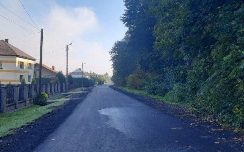 Zakończono modernizację drogi gminnej - ul. Grunwaldzkiej w Zatorze i Palczowicach