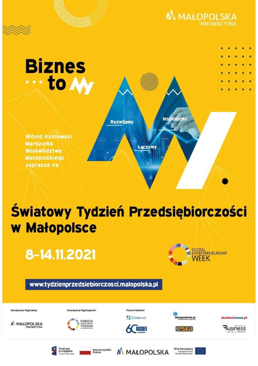Światowy Tydzień Przedsiębiorczości w Małopolsce - Spotkanie Młodego Biznesu 8.11.2021