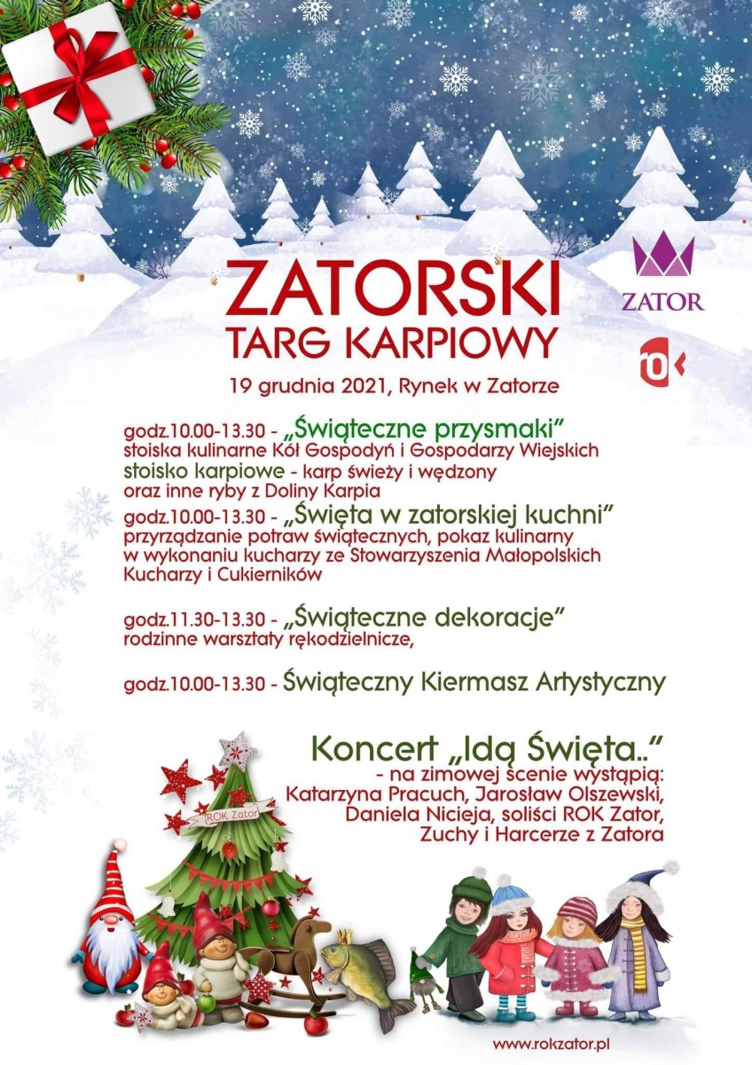 Świątecznie na Rynku w Zatorze...