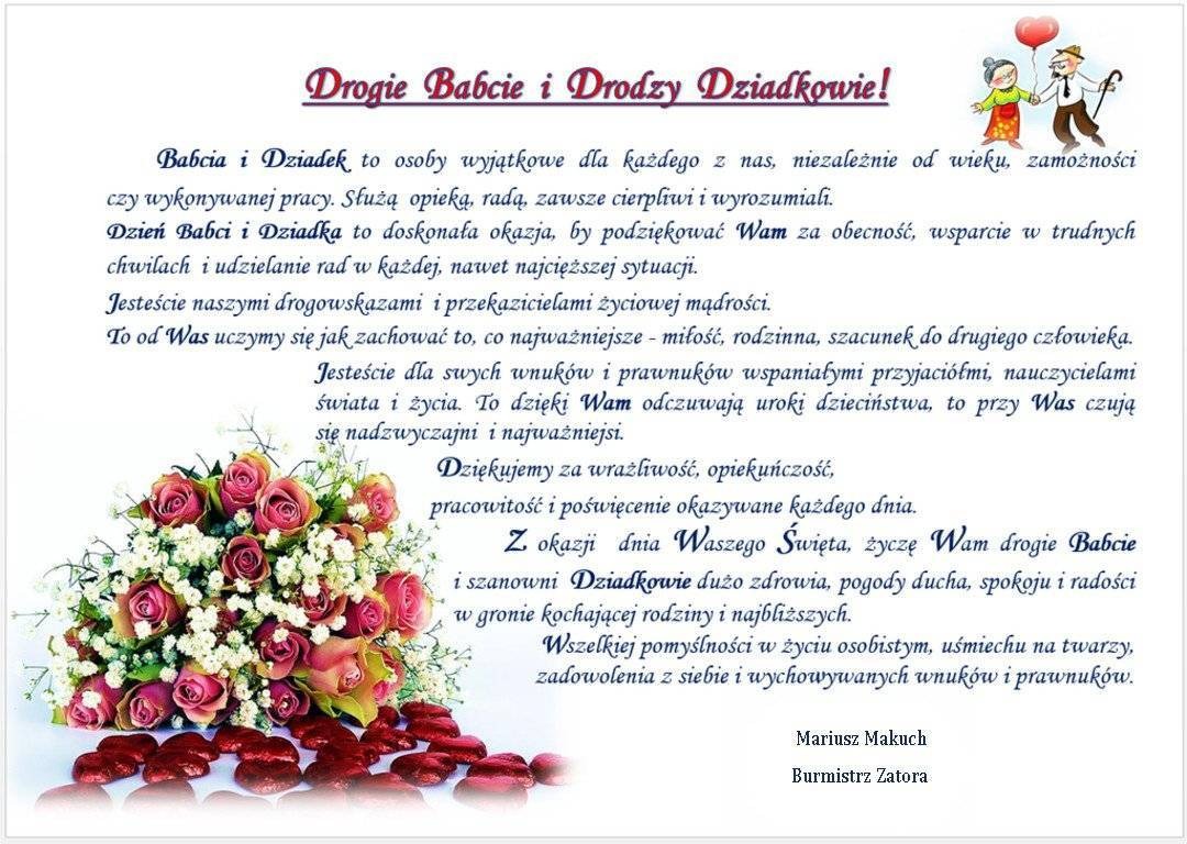 Drogie Babcie i Drodzy Dziadkowie!