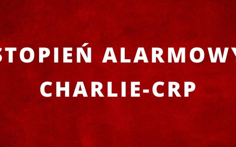 Trzeci stopień alarmowy CRP na terenie całego kraju