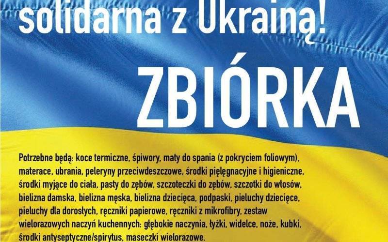 Gmina Zator włącza się do akcji pomocy dla Ukrainy!