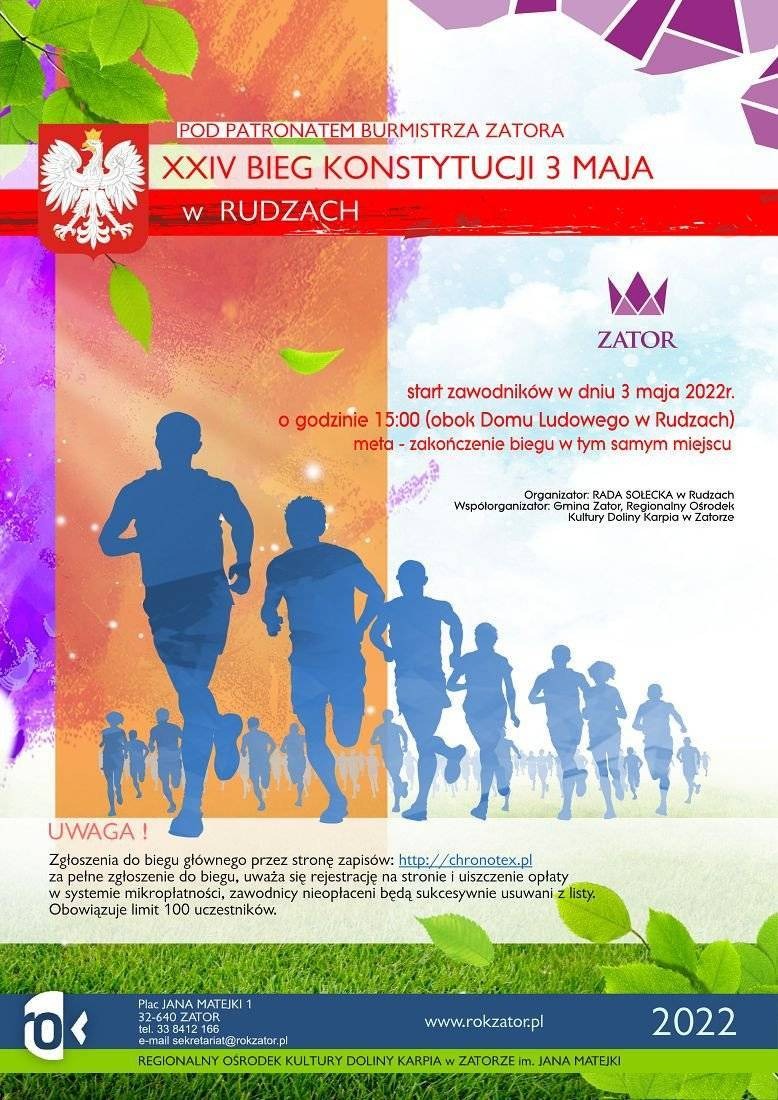 Bieg Konstytucji 3 Maja w Rudzach. Gotowi?