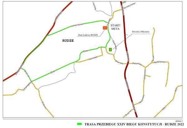 Ograniczenia w ruchu kołowym w związku z organizacją XXV Biegu Konstytucji