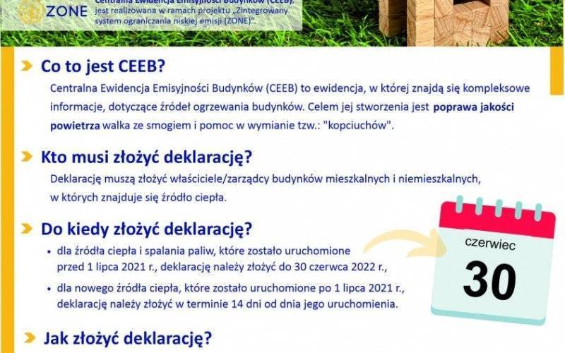 Pozostało zaledwie 21 dni. Pomóż sąsiadom i bliskim w złożeniu deklaracji dot. sposobu ogrzewania (CEEB). Za niedopełnienie tego obowiązku grozi grzywna!